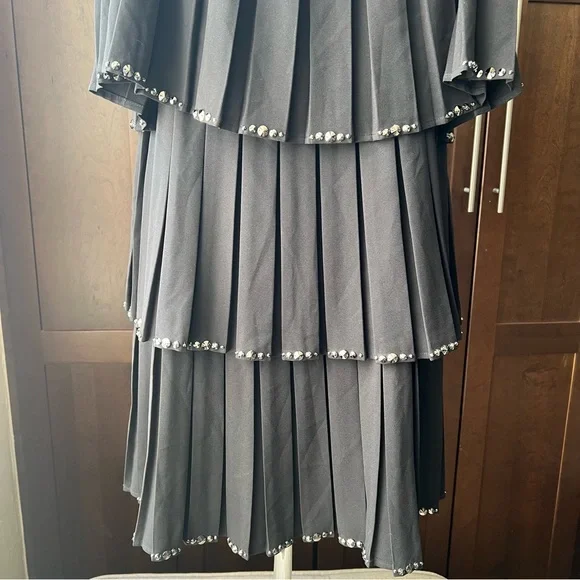 Ted Baker $439 Meltea Embellished Tired Two Way Dress US10